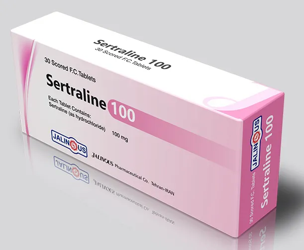 تصویر SERTRALINE JALINOUS 100 mg Tablet